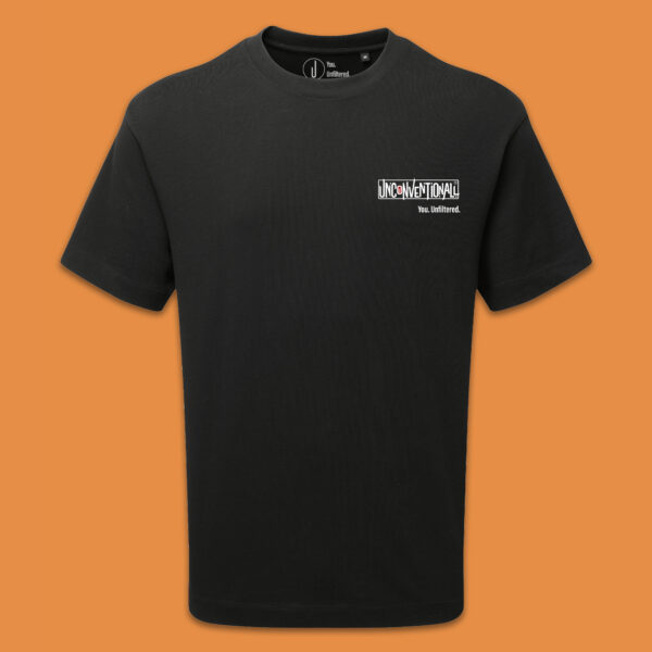 Wear Unconventionall Black t-shirt - The Quiet One