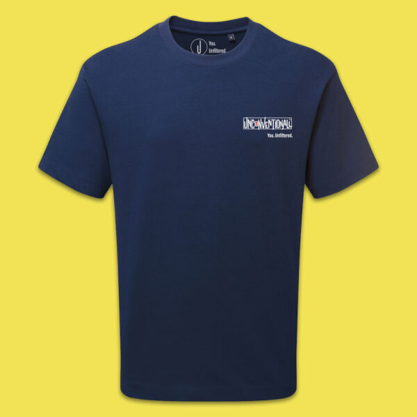 Wear Unconventionall Navy t-shirt - The Quiet One