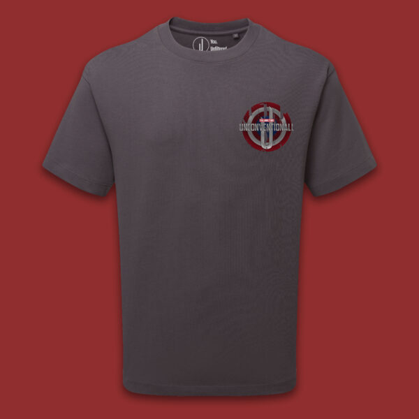 Wear Unconventionall Charcoal t-shirt - The Resilient One