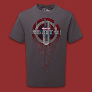 Wear Unconventionall Charcoal t-shirt - The Worthy One