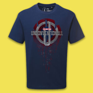 Wear Unconventionall Navy t-shirt - The Worthy One