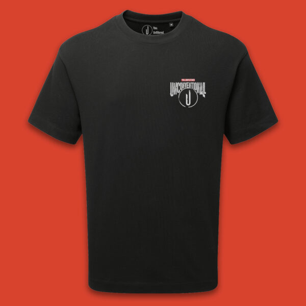 Wear Unconventionall Black t-shirt - The Unsung One