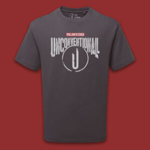 Wear Unconventionall Charcoal t-shirt - The Heroic One
