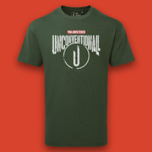 Wear Unconventionall Green t-shirt - The Heroic One