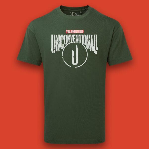 Wear Unconventionall Green t-shirt - The Heroic One