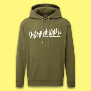Wear Unconventionall Hoodie - The Louder One - Khaki