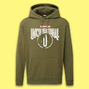 Wear Unconventionall Hoodie - The Heroic One - Khaki