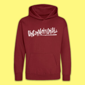 Wear Unconventionall Hoodie kids - The Louder One - red