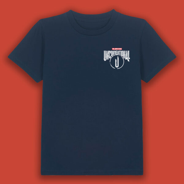 Wear Unconventionall Navy t-shirt - The Unsung One