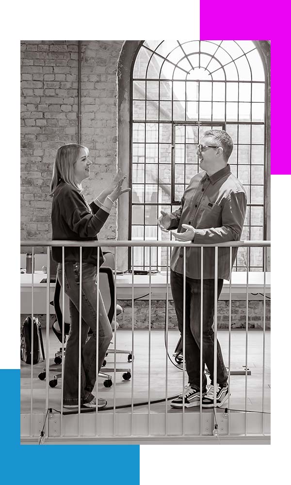 Andy & Lynsey Barden talking