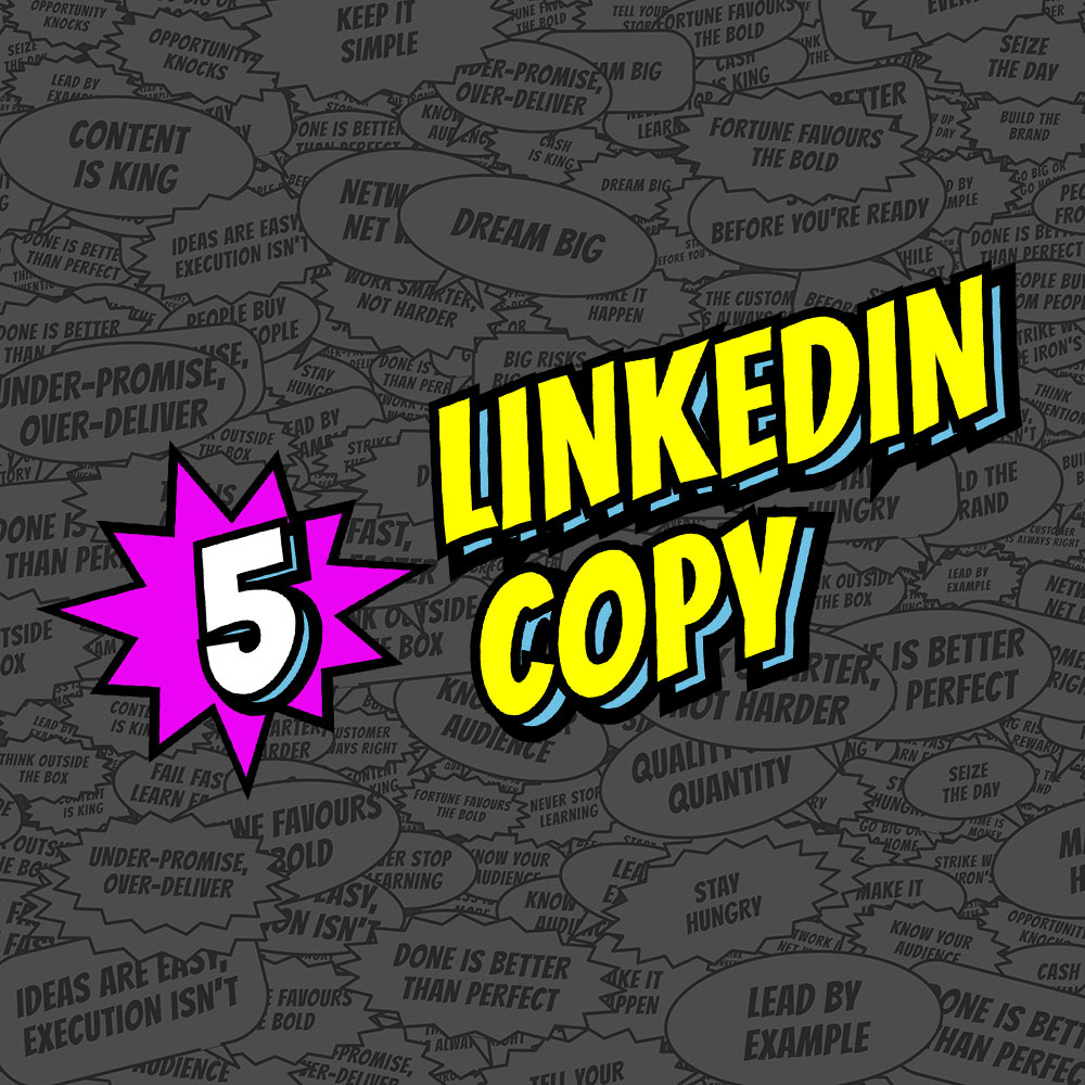 We write your LinkedIn posts